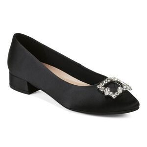 EASY SPIRIT Women's Carisma Pointy Toe Slip-on Dress Pumps shoes BLACK S…